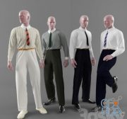 Classic men's clothing (max, fbx)