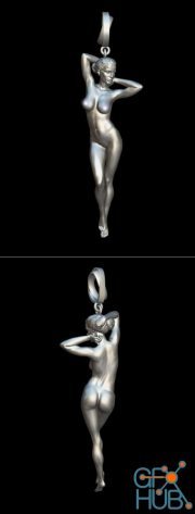 Pendant Girl – 3D Print