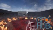 Unreal Engine – Flamethrower With Flame Propagation