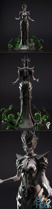 Neycrom – The Priestess of Death – 3D Print