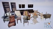 Unreal Engine Asset – Old Abandoned Furnitures