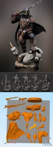 The Mandalorian Classic Armor Din Djarin – 3D Print