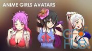 Unreal Engine – Anime Girls Avatars
