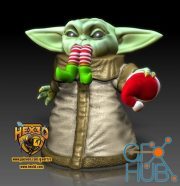 Grogu The Elf Eater – 3D Print