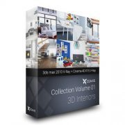 CGAxis Collection 3D Interiors Volume 1