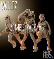 Vault Z - Zombie Pack 5 – 3D Print