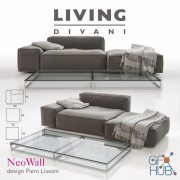 NeoWall Sofa Composition II by Living Divani