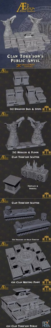 Clan Torr’son’s Public Anvil – 3D Print