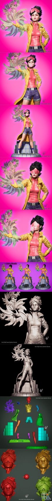 Jubilee (X-men) – 3D Print