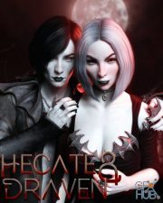 Daz3D, Poser: Draven and Hecate Bundle G8M/G8F