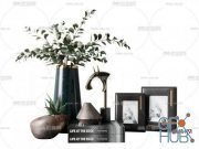 Modern book vase photo frame decoration