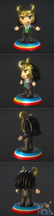 Loki For President – 3D Print