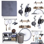 IKEA storage of sports equipment