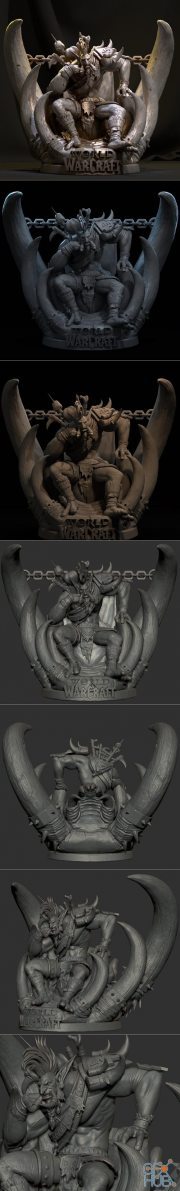 World of warcraft Voljin – 3D Print