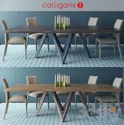Calligaris table CARTESIO Table AN IS Chair