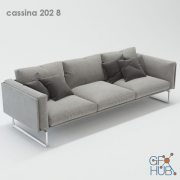 Modern sofa 202 8 by Cassina