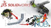 Build a Lego Helicopter in SolidWorks 3D CAD