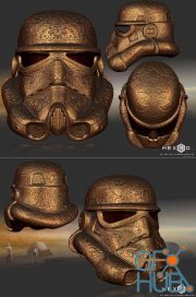 Carved Trooper Helmet – 3D Print