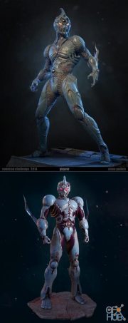 Guyver 2 and 3 – 3D Print