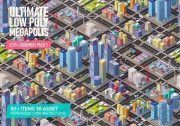 3docean – Ultimate Low Poly Megapolis (City + Suburbs) Pack 1