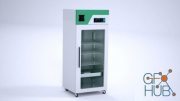3D Laboratory Refrigerator PBR