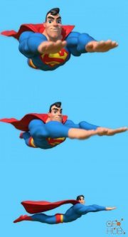 Cartoon Superman PBR