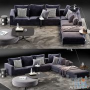 Andersen sofa and table by Minotti