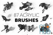 Envato – 87 Acrylic Brushes