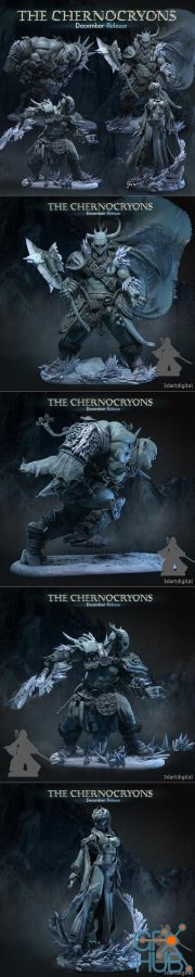 3D Art Digital December The Chenocryons – 3D Print