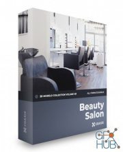 CGAxis Beauty Salon 3D Models Collection Volume 101