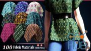 ArtStation – 100 Fabric Materials-SBSAR-Vol01