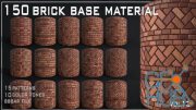 ArtStation – 150 Brick Base Material – VOL13