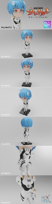 Neon Genesis Evangelion Rei Ayanami – 3D Print