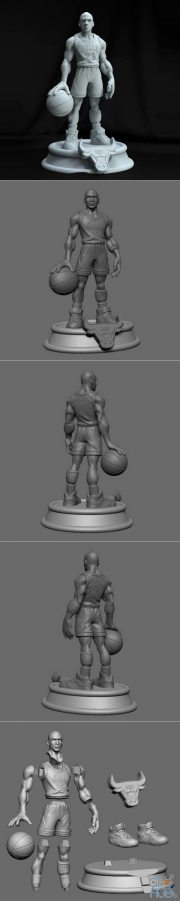 Michael Jordan Statue – 3D Print