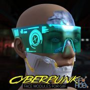 Daz3D, Poser: Cyberpunk Faces Modules for G8F