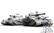 FG Super Destroyer Tank – 3D Print