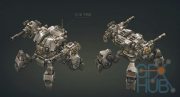 Cubebrush – Mech Constructor: Spiders and Tanks