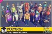 Unity Asset – POLYGON City Characters – Low Poly 3D Art by Synty