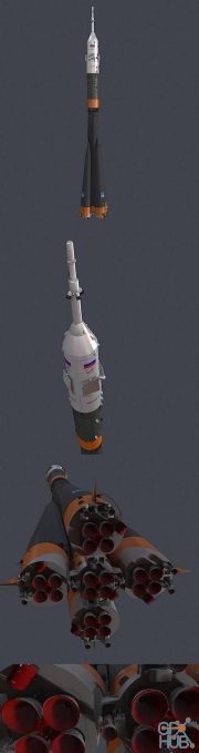 Soyuz TMA Soviet Space Rocket Ship
