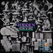 Cast n Play - Hidden Crypt Full Set - 3D Print Models
