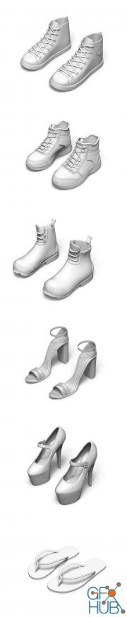 Merged Shoes – 3D Print