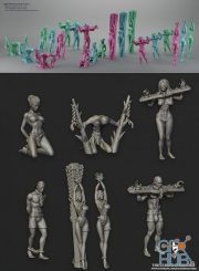 Edge Miniatures Nude Slaves – 3D Print