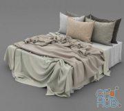 Bedclothes with five pillows