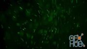 MotionArray – Green Floating Dust Particles 999747