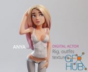 Anya Stylized Digital Actor