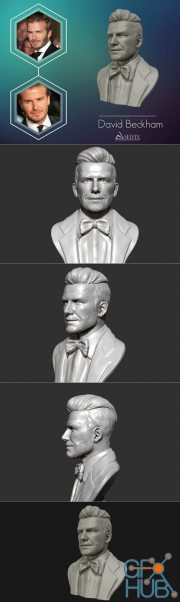David Beckham Bust – 3D Print