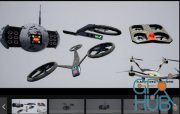 Unreal Engine Marketplace – Flying Drones With Blueprints