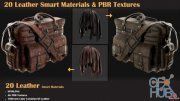 ArtStation Marketplace – 20 Leather Smart Materials + PBR Textures