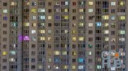 MotionArray – Residential Buildings Lights Timelaps 1003501