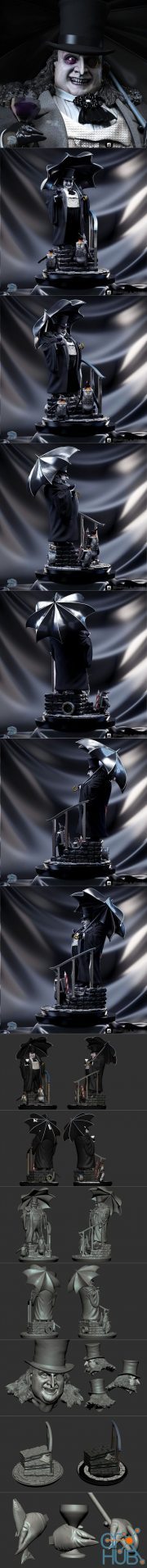 Penguin - Dany DeVito Fan art statue – 3D Print